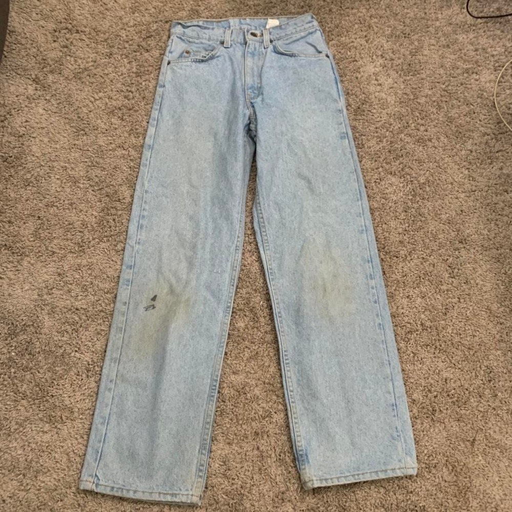 Vintage 1990's Light wash Levi Strauss & Co. straight leg jeans 560 for students